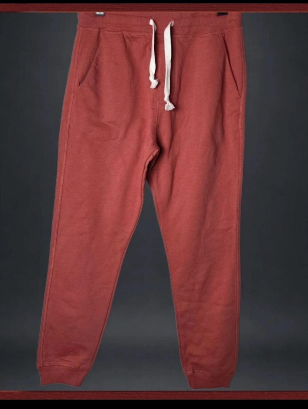 Free Planet Organic Cotton Rust Jogger Sweatpants